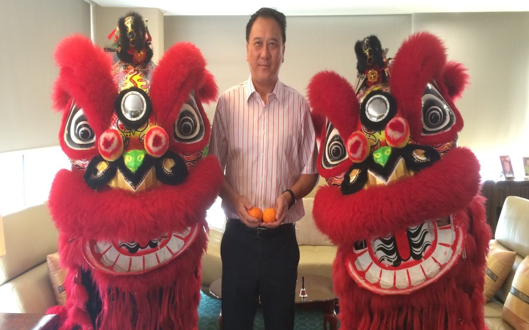 GETTING CNY BLESSINGS